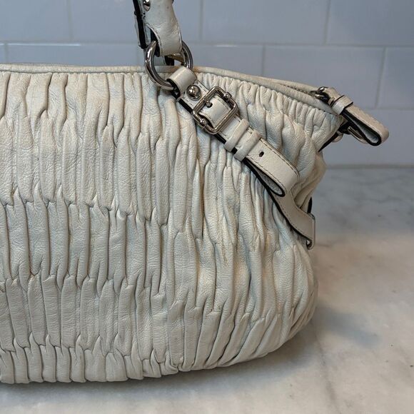 Coach Madison Sophia Gathered Leather Convertible Satchel - Picture 6 of 16